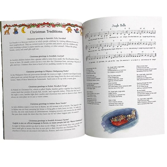 Jingle Bells The Night Before Christmas Childrens Picture Books Holiday Colorful - Picture 4 of 11